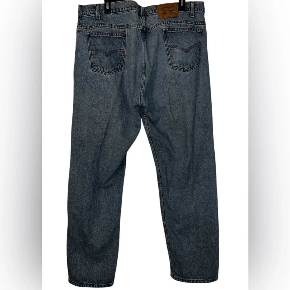 Vintage 505 Orange Tab Levi's Regular Fit Straight Blue Jeans